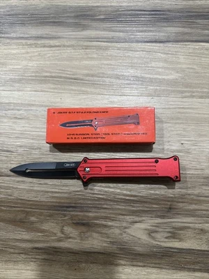 "Navaja de bolsillo plegable de hoja abierta asistida por resorte táctica Joker de 8"" cuchillo de caza" Foto 1 de 4