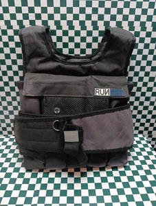 Chaleco de alto rendimiento RUNFast negro 40 lb con peso ajustable - Imagen 1 de 7