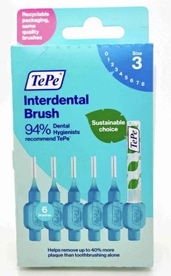 DEFAULT MANUFACTURER TePe EasyPick Interdental Zahnstocher Größe 3 (0,6 mm) + Reiseetui - 1er Pack