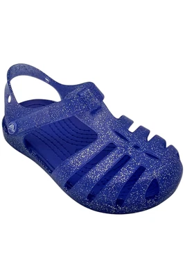 Босоножки Crocs для девочки ясельного возраста Isabella блестящие синие блестящие - Изображение 1 из 3
