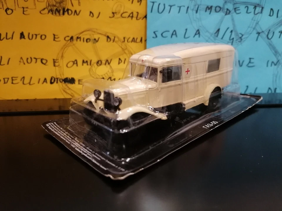 1/43 DeA DeAgostini Fiat A3-55 ambulance russian ambulancia ambulanz ambulanse - Immagine 1 di 1
