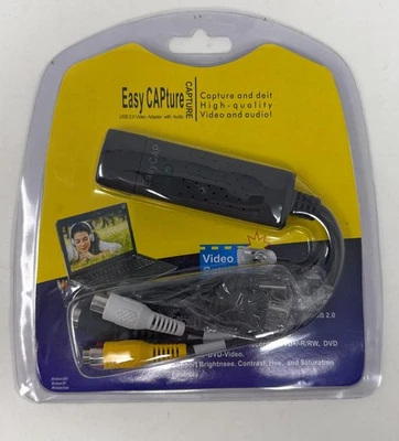 Easy CAP USB 2.0 Video Adapter with Audio Capture & Edit - Image 1 of 2