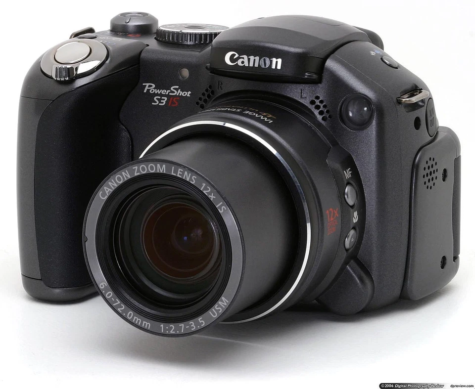 Canon PowerShot S3 IS 6MP  Digital Camera - Image 1 of 1