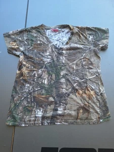Game Winner Women’s Sz XL T-Shirt Camouflage Realtree Cotton Short Sleeve - Picture 1 of 5