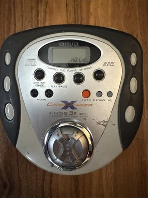 CD player portátil AIWA XP-SP920 Cross X Trainer reprodução de CD-R/RW testado funciona - Imagem 1 de 4