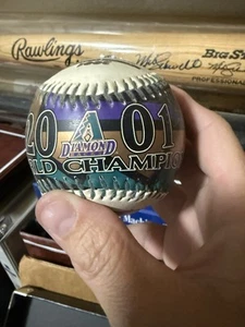 NEW 2001 ARIZONA DIAMONDBACKS World Series CHAMPIONS BASEBALL - Picture 1 of 4