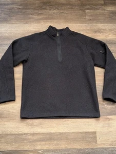 Eastern Mountain Sports EMS Herren L Wolle 1/4 Zip grau Pullover Vintage - Bild 1 von 13