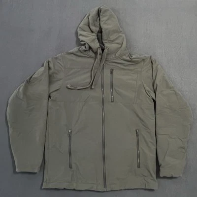 RedHead Brand Full Zip Hooded Jacket Mens Small S/P Gray Coat Adjustable Sleeves - Image 1 of 4