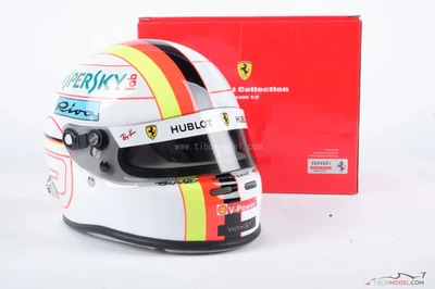 Sebastian Vettel 2019 Scuderia Ferrari F1 mini helmet 1:2 Arai - Bild 1 von 4