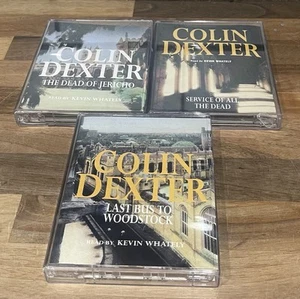 AUDIO BOOKS BUNDLE - Colin Dexter X3 Inspector Morse Audio Books Cassette Tapes - Picture 1 of 4