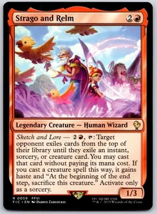 Strago and Relm - Commander: FINAL FANTASY FIC- MTG - LP Magic - 59 R - Picture 1 of 2