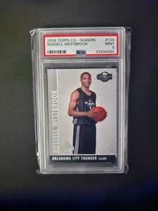 2008-09 Topps Co-Signers Basketball Russell Westbrook #104 PSA 9 S/N'd - Picture 1 of 4