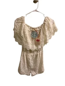 Neu Entro Swooning Over Lace Strampler weiß gefüttert Gr. Small Whimsy Twee - Bild 1 von 19