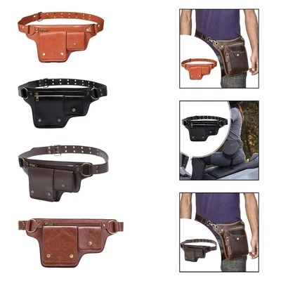 Women Waist Bag Purse Multipurpose PU Leather Hiking Travel Fanny Pack - Image 1 of 2