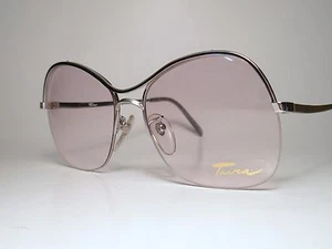 NOS Vintage Ladies Rimless Sun/ Eyeglasses Frame TURA MOD#428 Silver 54-18 Med. - Picture 1 of 7