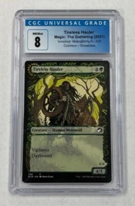 Magic the Gathering 2021 Tireless Hauler CGC Graded 8 Midnight Hunt 305 - Picture 1 of 2