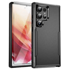 For Samsung Galaxy S25 Ultra S25+ Rugged Shockproof Case with Screen Protector - Picture 1 of 18