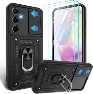 Funda Para Samsung Galaxy A35 5G Carcasa Grado Militar Con Protector De Pantalla - Picture 1 of 11