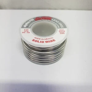 Alpha Fry Flow Temp Lead Free Solid Wire Silver Solder .125 dia. 8 oz. #23945 - Picture 1 of 3