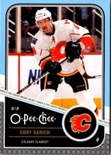 2011 O-Pee-Chee Cory Sarich #6 Calgary Flames Hockey Card