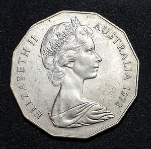 1972 Australian 50 cent coin - EF - Picture 1 of 2