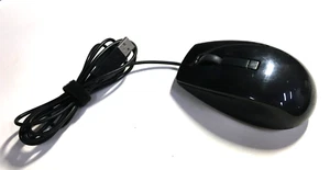Genuine Dell USB Wired 6 Button Laser Mouse Black MOCZUL - Picture 1 of 8