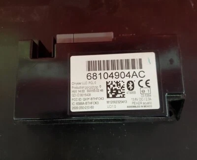 Jeep Grand Cherokee 2013 módulo de control de comunicación por computadora 68104904ac Foto 1 de 4