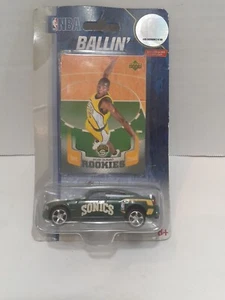 2007 Upper Deck NBA Ballin' Kevin Durant RC and Diecast Sonics Car sealed - Picture 1 of 2