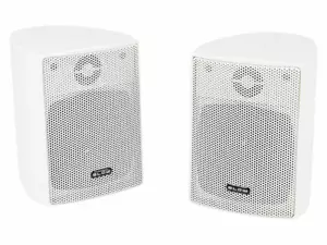 New 2x 50W Wall Mounted Speakers Indoor Pair Audio Stereo Loudspeakers 1185 - Foto 1 di 4