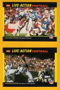 1987 Fleer Action Miami Dolphins Set RON DAVENPORT BRUCE HARDY CHARLIE JOINER - Picture 1 of 1