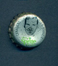 1964-65 SPRITE COCA COLA Coke BOTTLE CAP W/Cork CHARLIE HODGE Montreal Canadiens