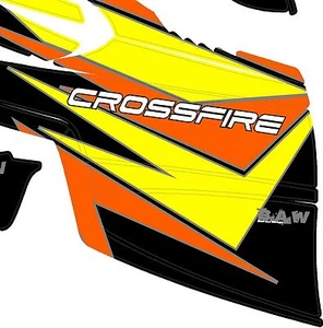 GRAPHIC KIT Vinyl WRAP DECALS 2006 Arctic Cat M Series/Crossfire SNOWMOBILE - Picture 1 of 2