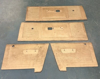 1969 Dodge Dart GT GTS Interior Door Panels Set of 4 GOLD 2dr HARDTOP 69 - Image 1 of 4
