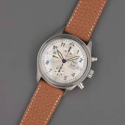 IWC Fliegeruhr Spitfire Chronograph IW370623 39mm Silver Dial - Bild 1 von 4