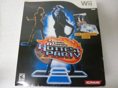 Wii Dance Dance Revolution Hottest Party by Konami  - Game and Controller  - New - Image 1 of 4