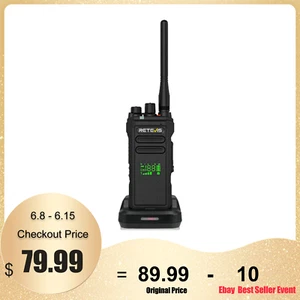 Retevis NR30D DMR IP67 Waterproof AES256 ARC4 Noise Cancelling Two Way Radio - Zdjęcie 1 z 12