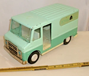 BUDDY L JEWEL IN HOME SHOPPING DELIVERY VAN TRUCK PRESSED STEEL TOY 1960s - Picture 1 of 7
