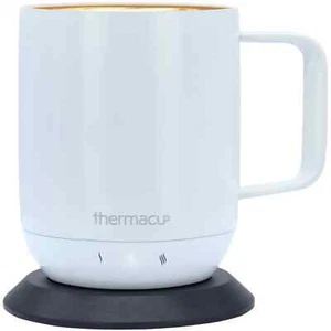Taza de café Thermacup autocalentable con temperatura controlada - 10 oz (blanco nube) - Imagen 1 de 2