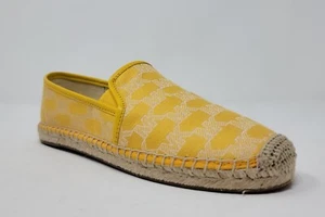 Michael Kors Hastings Butter Multi MK Outline Jacquard Espadrille Size 7.5 - Picture 1 of 8