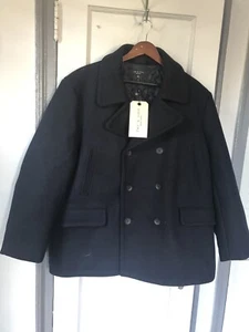 NWT RAG & BONE Peacoat negro para hombre talla XXL MRSP $995 - Imagen 1 de 8