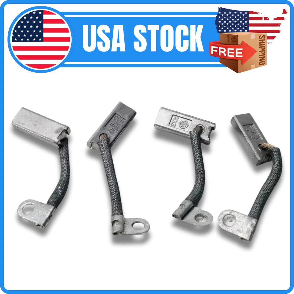 Cepillo de carbono para motor de arranque compatible con Yamaha V75 U7 AT1 AT3 CT1 CT2 RD125 RD200 Foto 1 de 4