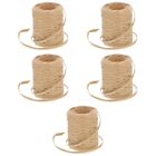  5 Rolls Phalaenopsis Paper Rope Ribbon for Flower Bouquet Craft Twine Packing