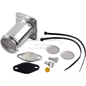 Aluminum EGR Remove Blanking Pipe Adapter Kit For BMW E46 318D 320D M47 M57 M67 - Picture 1 of 4