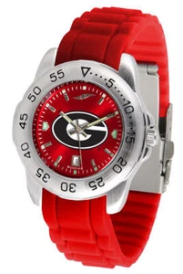 Georgia Bulldogs Men's Anochrome Sport Silicone Band Watch - Picture 1 of 1