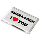 FRIDGE MAGNET - Amara-Leigh - I Love You - Name Gift
