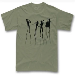 Camiseta surrealista inspirada en Dalí Camiseta de concierto de jazz - Imagen 1 de 9