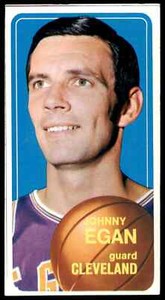 1970-71 Topps Tall Boy Johnny Egan *1* Cavs #34 *Noles2148* Cs 10=Fs