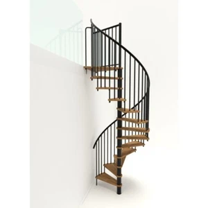 Interior Spiral Effect Smart Black Oak 140cm - Picture 1 of 9