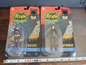 BATGIRL & CATWOMAN Funko Batman Classic Series FULLY POSEABLE ACTION FIGURE 3.5" - Picture 1 of 11