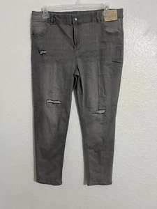 Jeans There Abouts donna 20,5P grigio denim invecchiato super flessibile gamba dritta 387 - Foto 1 di 7